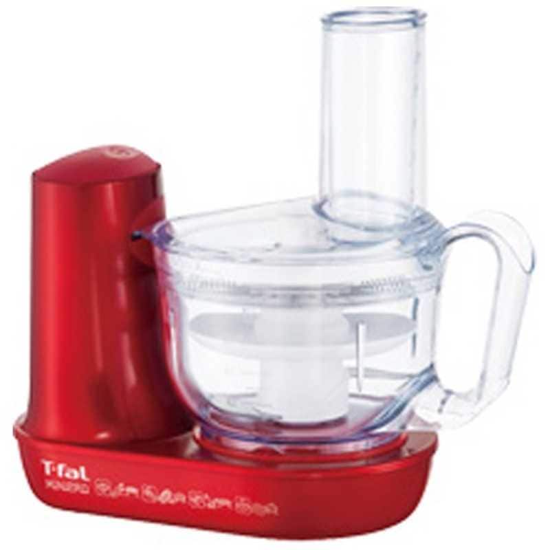 T-fal　フードプロセッサー ミニプロ ルビーレッドプラス　MB601GJP