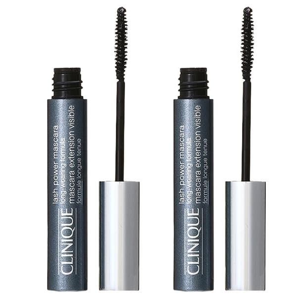 クリニーク ラッシュ パワー マスカラ ロング ウェアリング フォーミュラ 6mL 【01 ブラックオニキス】 【2個セット】 [並行輸入品]