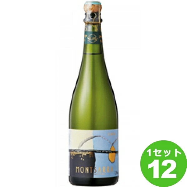 MontsarraCavaSemiSecﾓﾝｻﾗｶﾊﾞｾﾐｾｯｸ スパークリングワイン スペイン/カタルーニャ750ml×12本 ワイン モトックス 【送料無料一部地域は除く】【取り寄せ品　メーカ