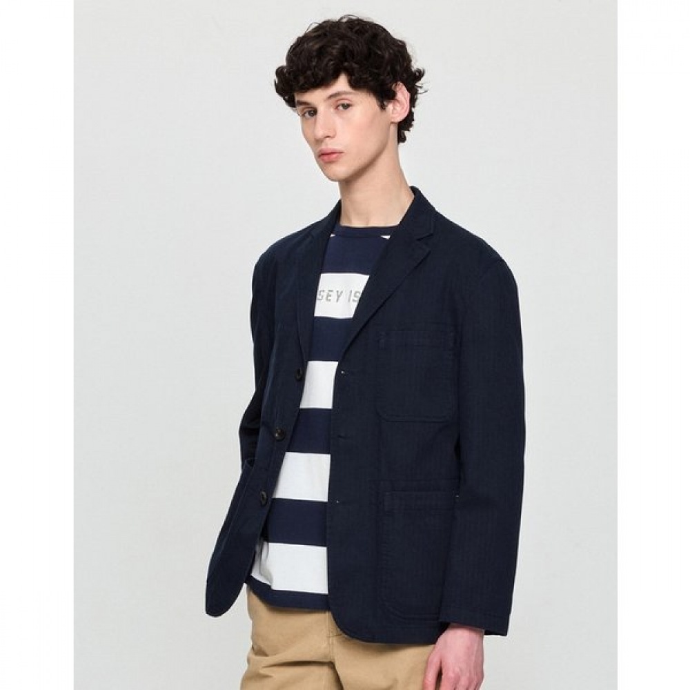 [25SS] ブルーエンジニアードコットンジャケットHZJA5B373N2