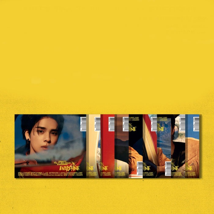 (未開封新品) クラビティ(CRAVITY)9種SET / EVERSHINEミニアルバム7集 DIGIPACK ver (9種/L100005972)