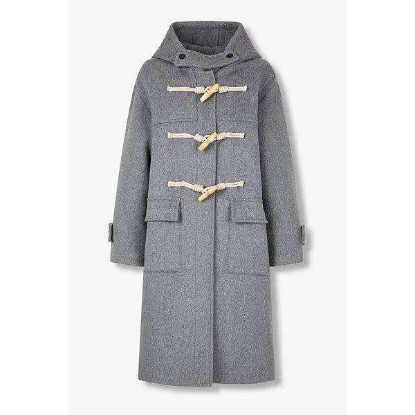 トグルフード ウール混紡ロングコート(9175411984) 28,380円