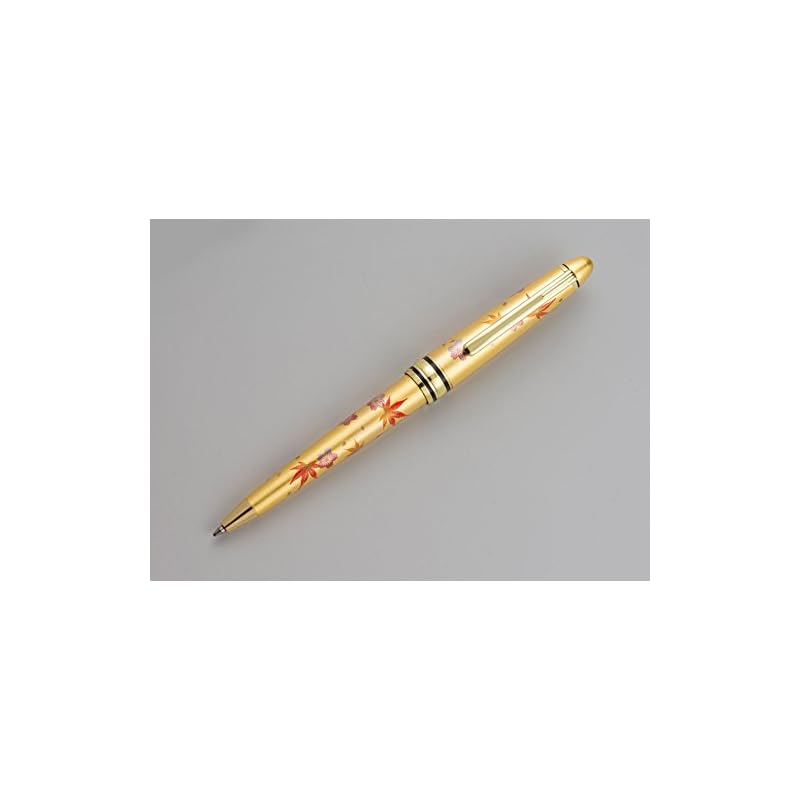 金沢箔工芸 蒔絵ボールペン (金) (春秋流し)