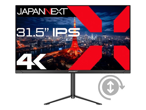 JAPANNEXTジャパンネクスト 液晶ディスプレイ(31.5型/IPS(ADS)/4K 3840×2160/60Hz/8ms)(ブラック) JNIPS315UHSP
