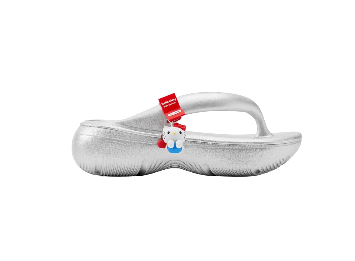 【TAW&TOE】 TAW&TOE x SANRIO FLIP FLOP ZEROVITY PLUMPY HELLO KITTY CHARM TAG SET : SILVER