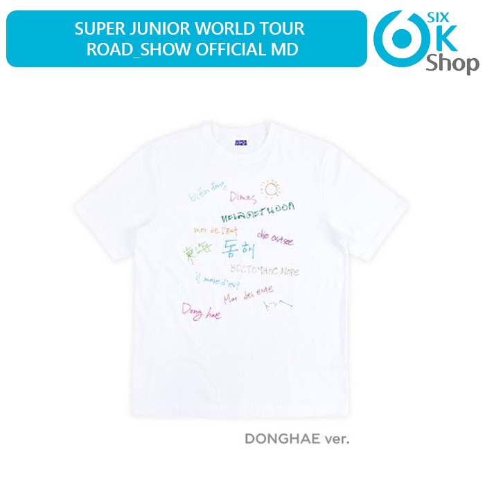 Super Junior [HANDWRITING T SHIRT VER.3] SUPER SHOW 9 : ROAD_SHOW MD