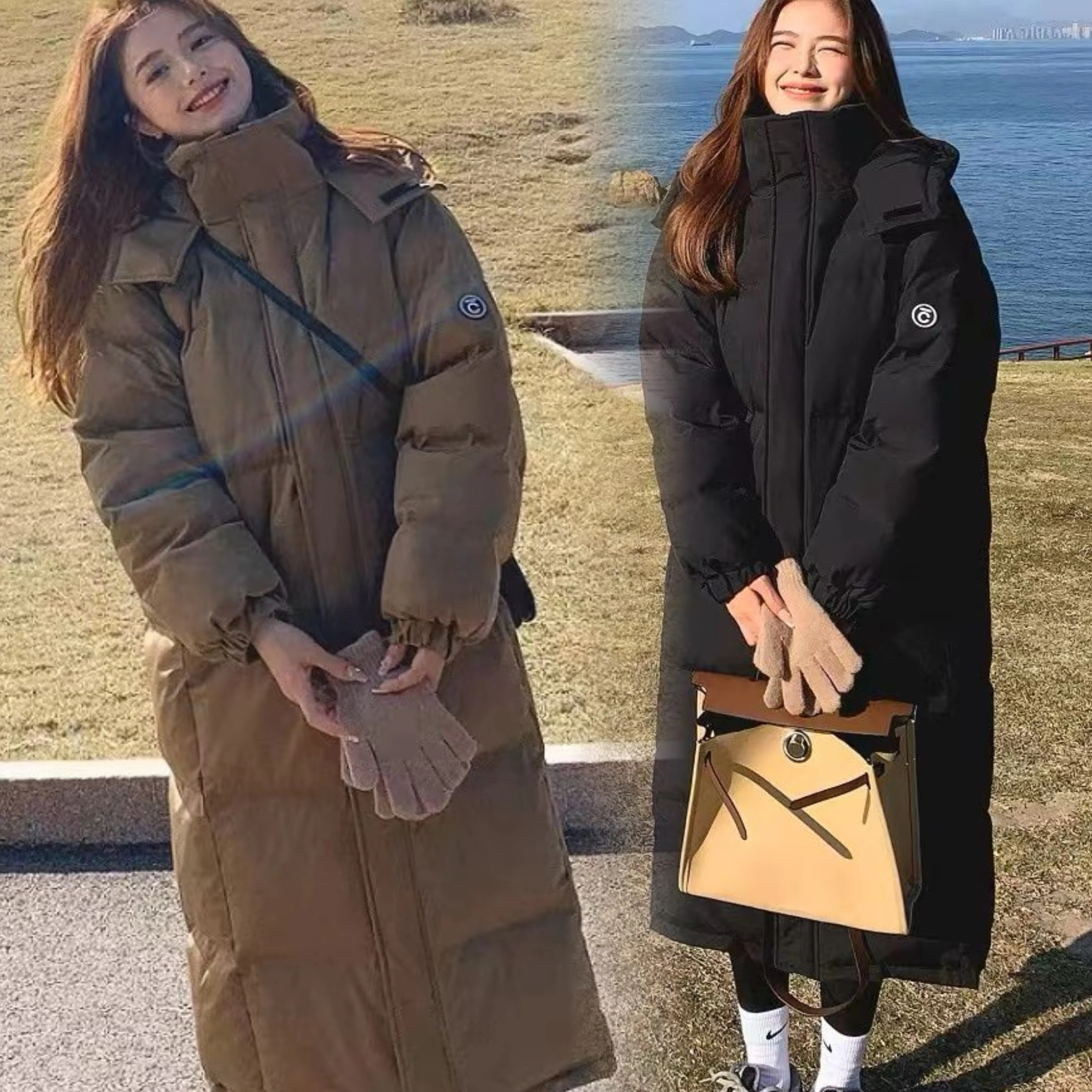 冬人気新作 ロングコート 厚手保温 中綿コートレディース 韓国ファッション 防寒 体型カバー  ダウンジャケット 暖かいアウター 着痩せ ジャケット