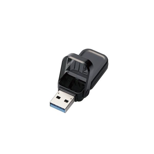 MF-FCU3128GBK USBメモリー USB3.1(Gen1)対応 フリップキャップ式 128GB ブラック メーカー直送