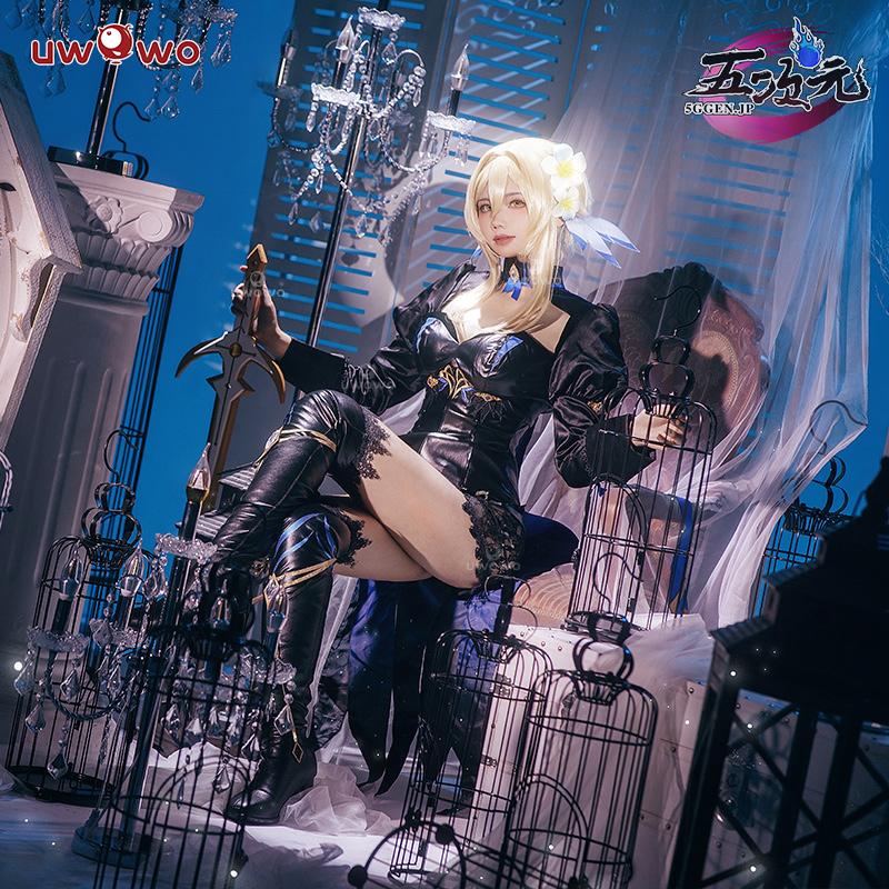 【予約商品】2026新作 Insでも話題に Uwowo　原神　コスプレ　ホタル　蛍　深淵の姫様　同人服　衣装　ウイッグ　追加可