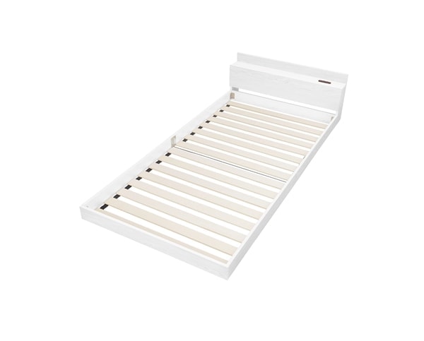 アイリスオーヤマ フロアベッドS FBM-S ホワイト(シングル)