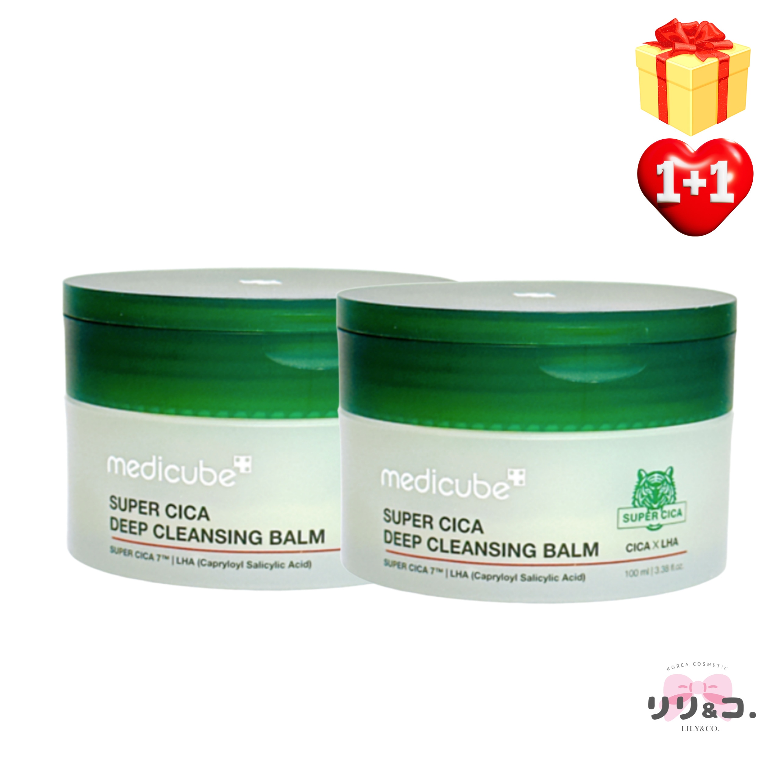 [大容量企画 1+1] スーパーシカ ブラックヘッド クレンジングバーム 100ml + 100ml 計200ml 毛穴ケア 角栓 黒ずみ 韓国人気 洗顔 毛穴 皮脂 低刺激 ニキビ 脂性肌