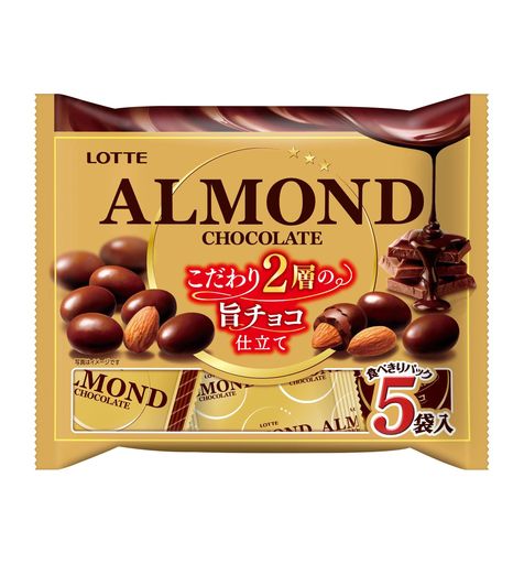 ロッテ アーモンドチョコレートシェアパック 97G(5袋)×18個