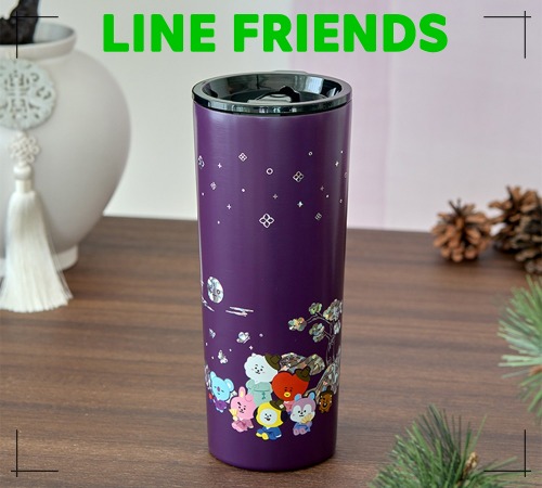 ラインフレンズ BT21 プレミアム K エディション タンブラー (710ml) 韓国雑貨 かわいい