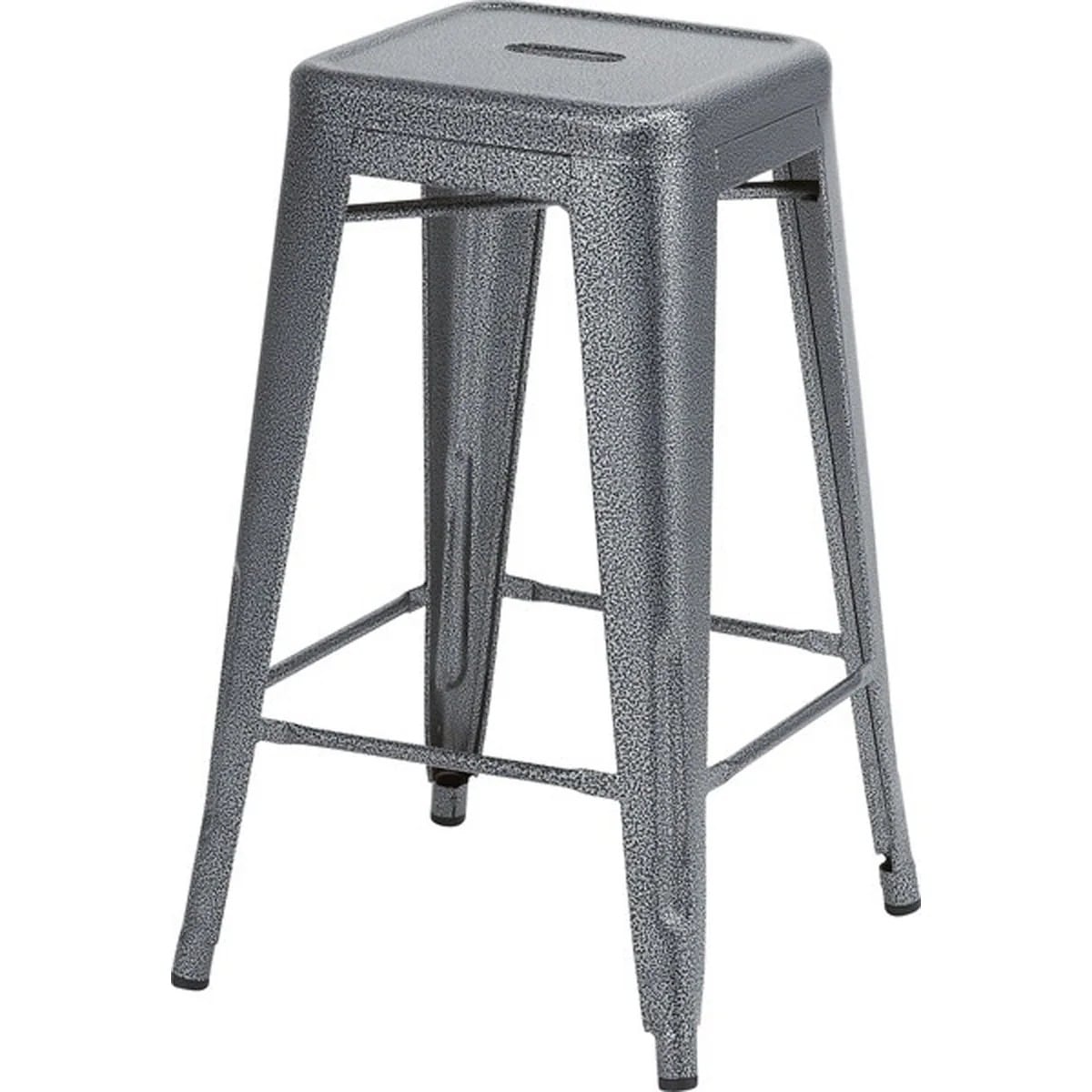 クレール ハイスツール PC-132 スチール製スツール スタッキング可能 積み重ね可能 椅子 チェア 背もたれなし アイアン風 おしゃれ アウトドア ガーデン テラス ブラック アイボリー ガレージ 6,744円