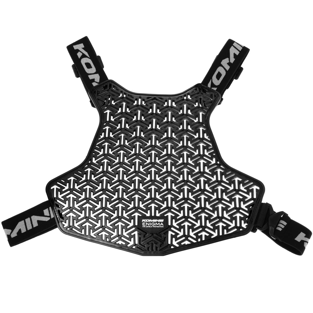 コミネ(KOMINE) バイク用 胸部プロテクター エアスルーチェストガード エニグマ CE2規格 Black Free SK-850