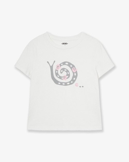 【AEAE】 SNAIL T-SHIRTS [WHITE] 正規品