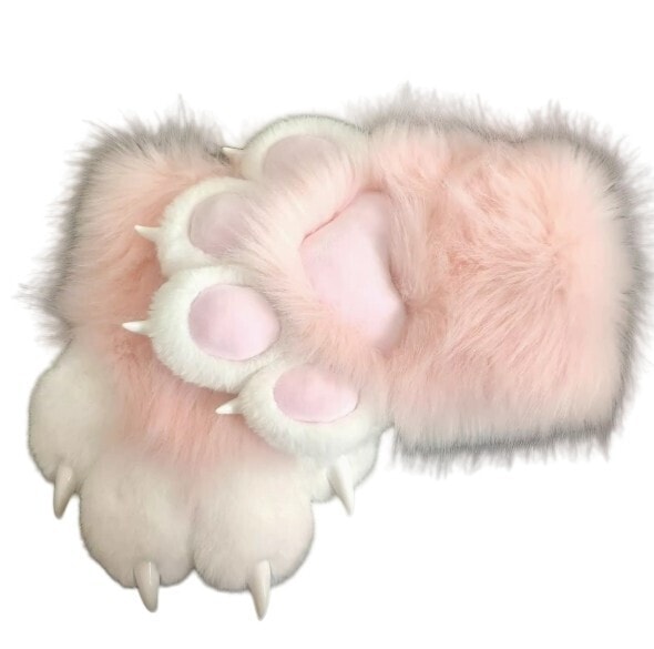 着ぐるみ 手袋O 大きめ 爪付き ファースーツ ケモノ fursuit ぬいぐるみ コスプレ コスチューム kigurumi