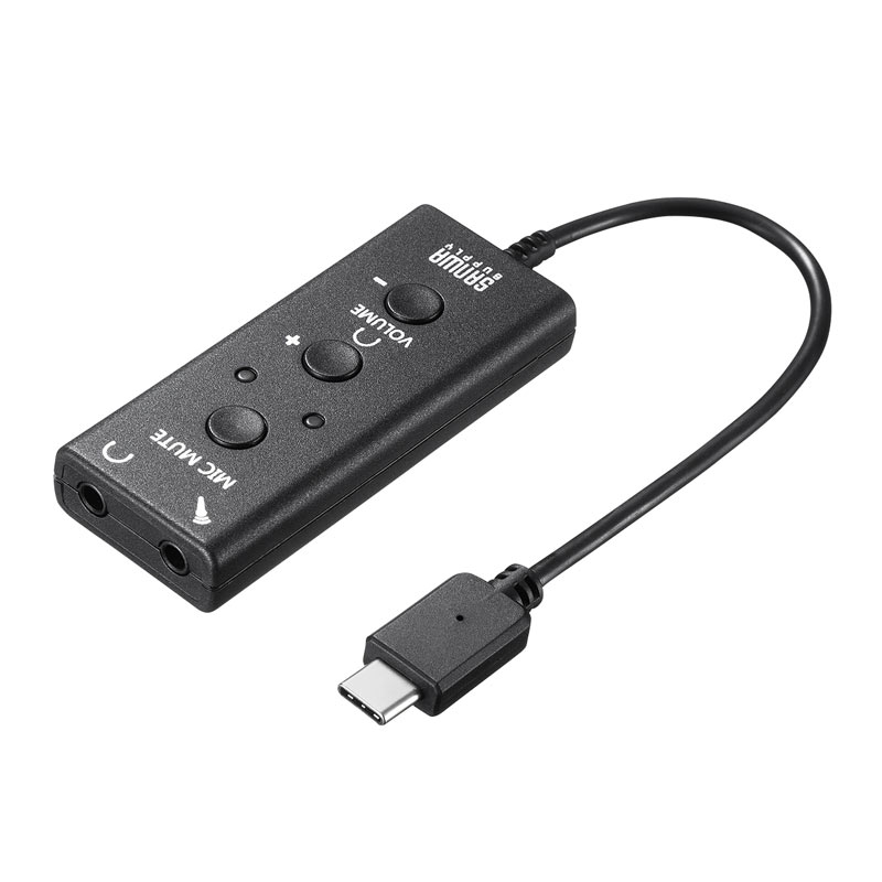 USBオーディオ変換アダプタ Type-C MM-ADUSBTC1