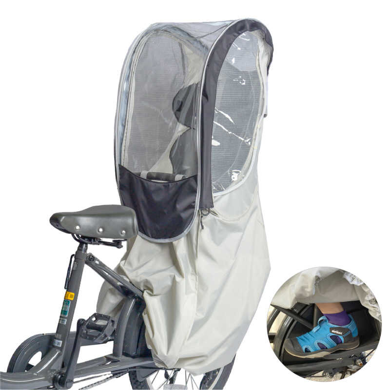CHIBITO　チャイルドシートカバー レイン 後ろ用 PLUS 2(ブラック) ブラック　CBTCVR03BK