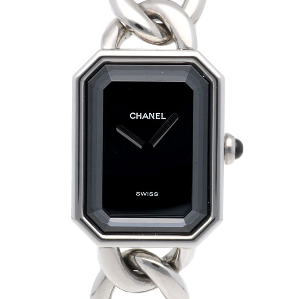 シャネル プルミエール M 腕時計 ステンレススチール H0452-M クオーツ 1年保証 CHANEL 中古