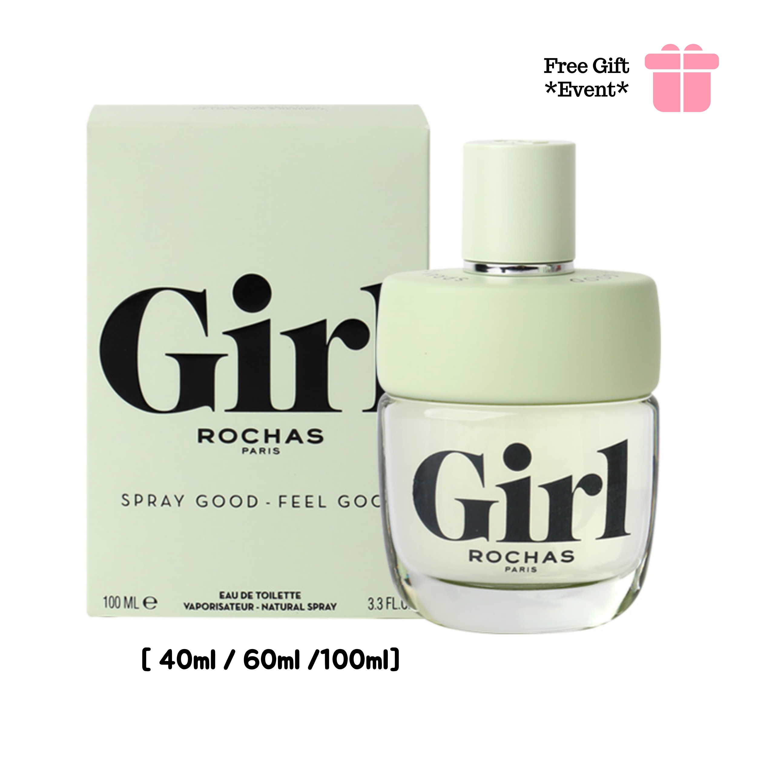 ガールEDT 40ml/60ml/100ml スプレー グッドフィールグッド/ ビーガン香水/ シトラス ウッディフローラル