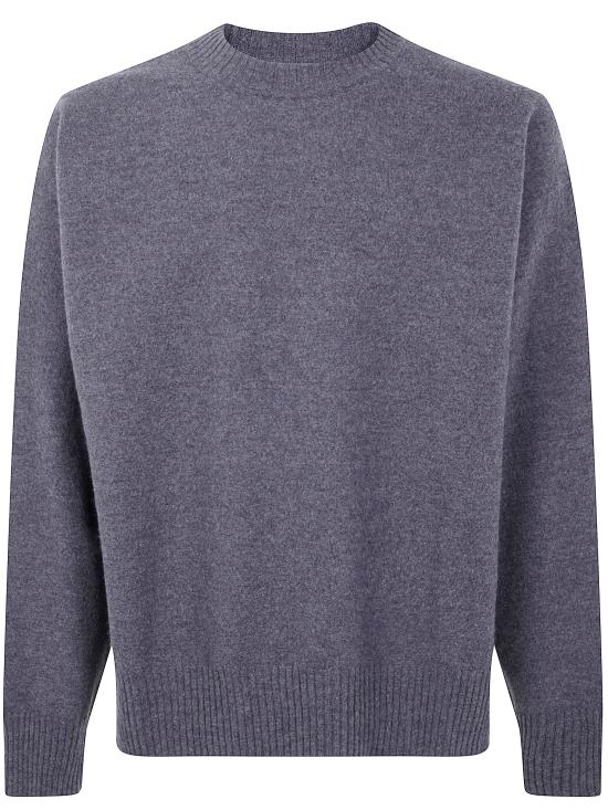 JIL SANDER Men Sweater J21GP0003 J14603 032 ASH GREY