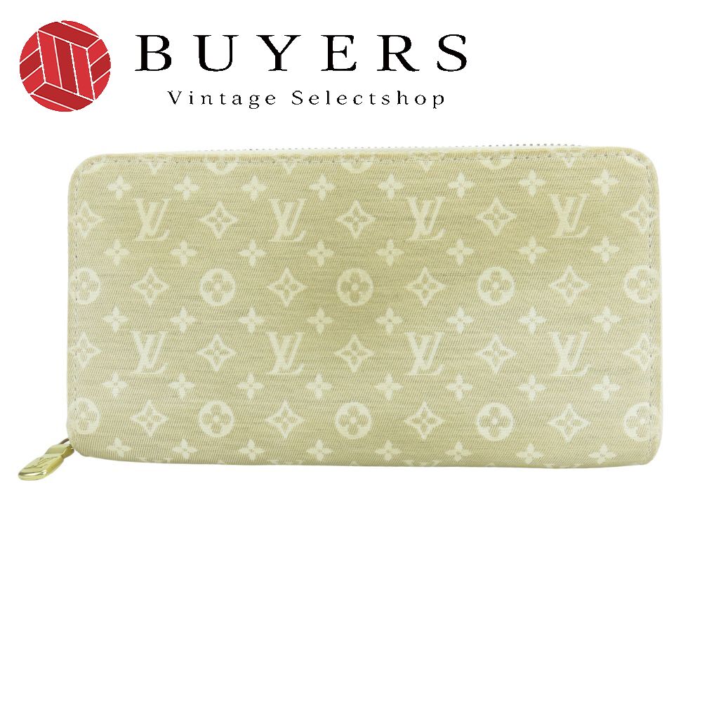 中古 長財布（ラウンドファスナー） ジッピー ウォレット M95310 モノグラムミニラン デュンヌ ベージュ LV 普段使い 小物 レディース 女性