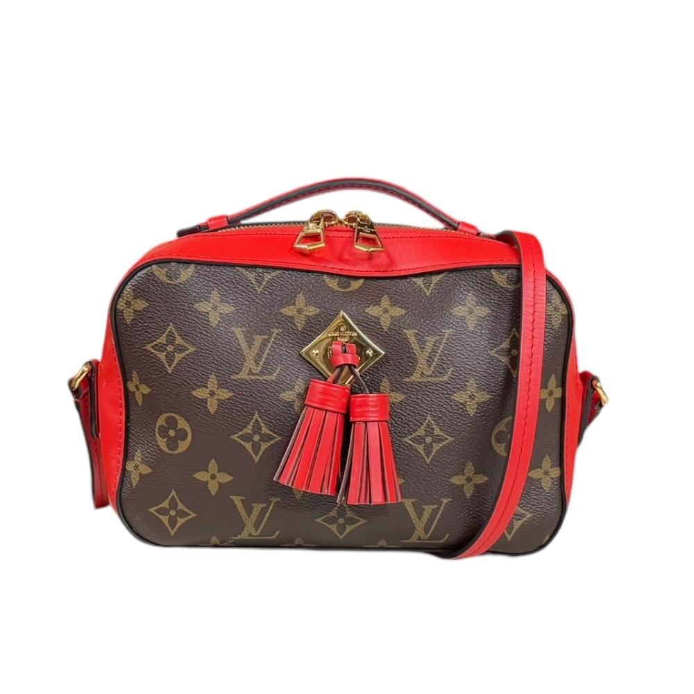ルイヴィトン サントンジュ モノグラム ショルダーバッグ モノグラムキャンバス M43556 ブラウン LOUIS VUITTON 中古