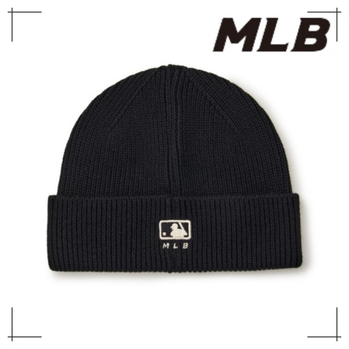 MLB公式正規品 ニット帽子 Varsity Cultivated Mid-Binnie NY (Black)