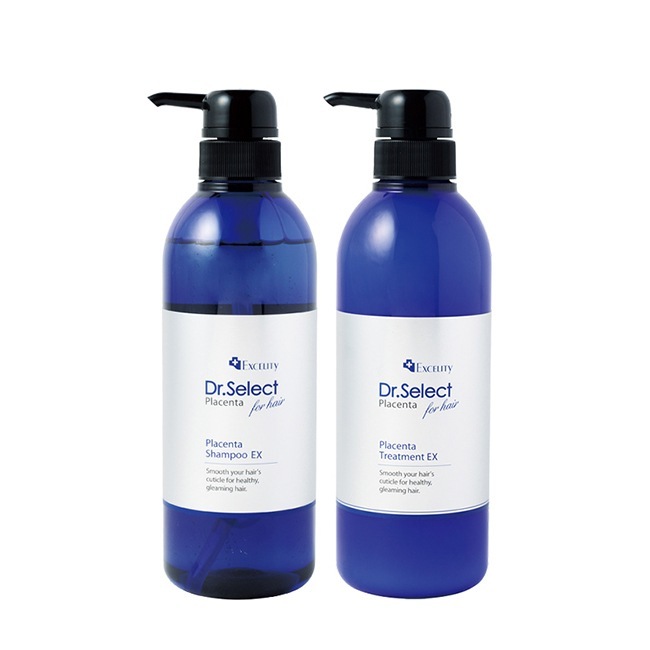 ドクターセレクト プラセンタシャンプー1個+プラセンタトリートメントEX1個 本体　500ｍｌ2個セット 6,150円