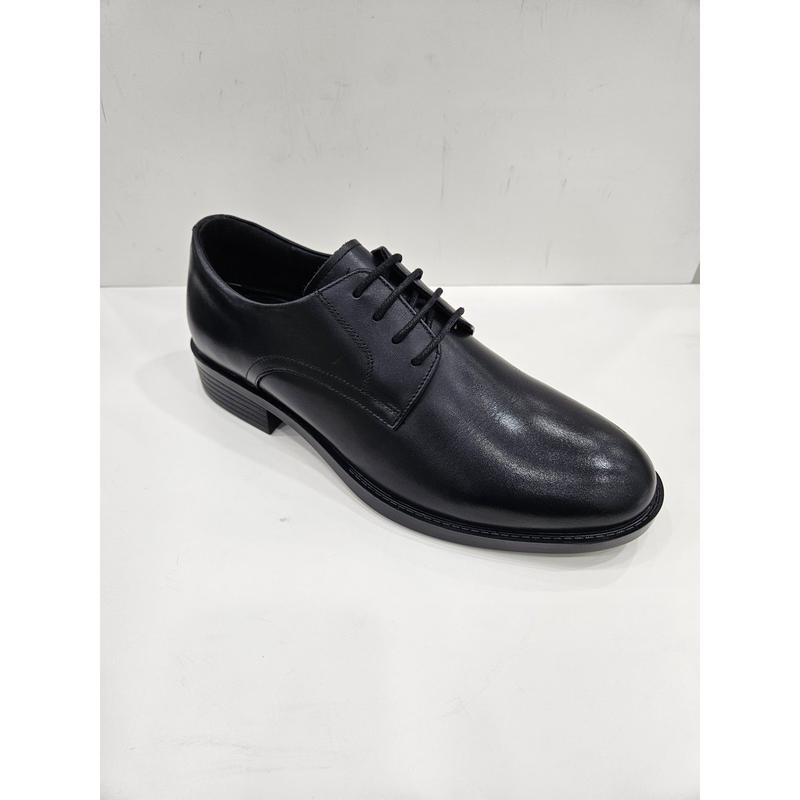 天然牛革メンズ楽なダービーシューズヒール高さ3CM BFDFHD324BK_US