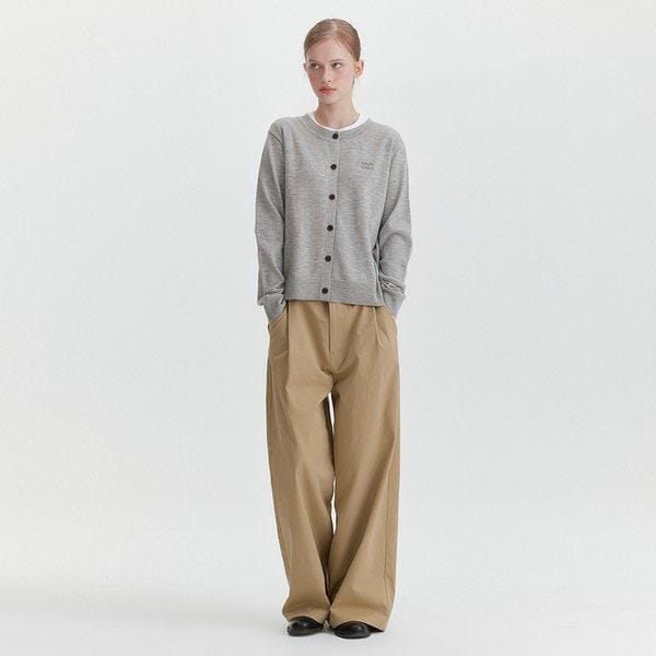 ベーシックロゴプレーンカーディガン(MAGAKC08MGY)