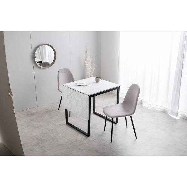 ダイニングテーブルセット 2人用 伸長 木製 シンプル 北欧モダン おしゃれ 食卓 天然木 木目 バタフライ式開閉 30,492円