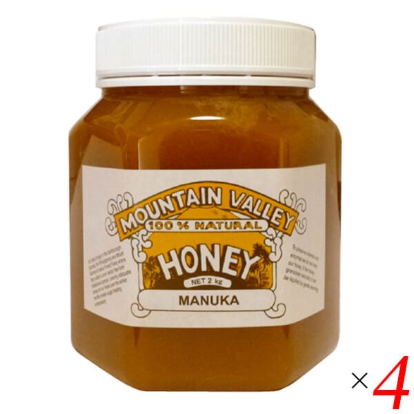 マウンテンバレー マヌーカ蜂蜜 2kg 4個セット