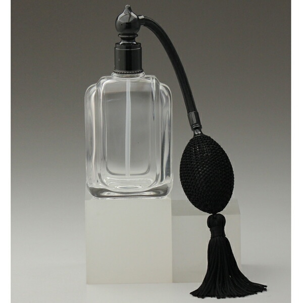 ヒロセ アトマイザー 卓上 バルブ アトマイザー 50ML フランス製 香水瓶 メンズアトマイザー kuro 409873 BB （50MLタクジョウCLBB） 50ml