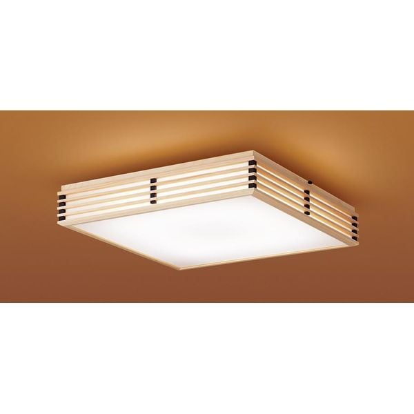 シーリングライト 10畳 LED 天井直付型 昼光色 電球色 調光 調色 カチットF パネル付型 リモコン付き 照明 天井 LGC45825