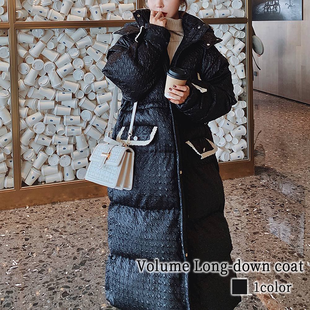 ダウンジャケット レディース ボリュームロングダウンコート 丈 白 赤 防風 おしゃれ 冬 20代 ブランド 軽量 大きいサイズ ロング ダウン ジャンパー スリム ダウンコート 40代 きれいめ フ 12,503円