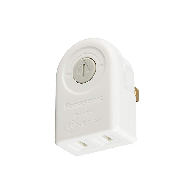 即納：パナソニック(Panasonic) ロ-リングタップ ホワイト WH2129W 5個入