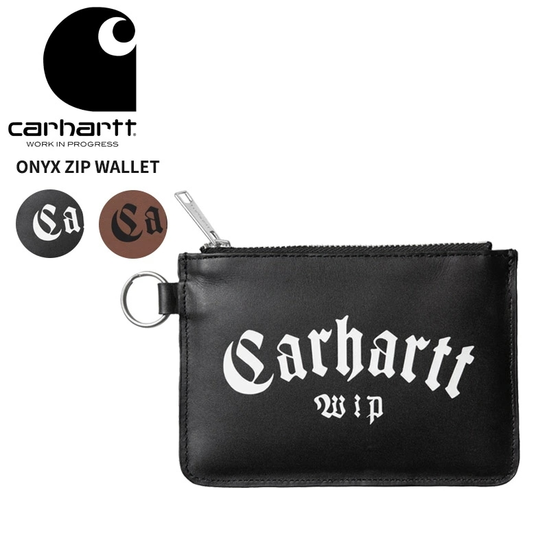 カーハート ダブリューアイピー Carhartt ONYX ZIP WALLET i033228 ウォレット 財布 ポーチ キーリング付きコインケース 小物 [BB]