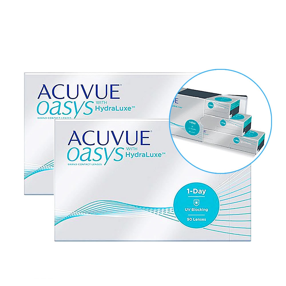 処方箋不要 ワンデーアキュビューオアシス90枚 (2箱)メーカー正規品