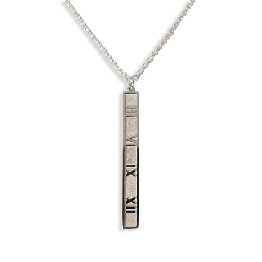 【中古】TIFFANY/ティファニー 925 アトラス バー ペンダント/ネックレス/g401-55