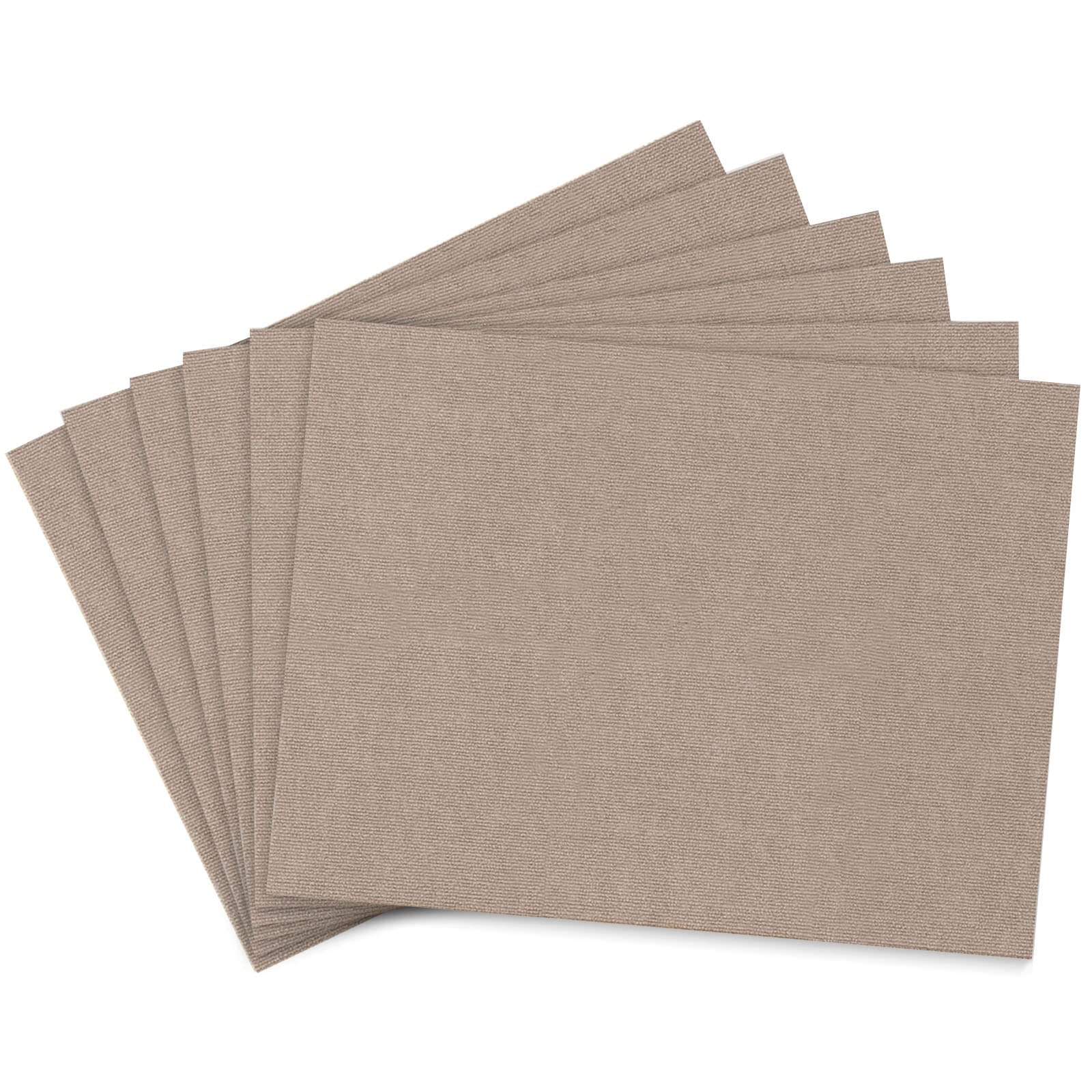 全国送料無料 【日本製 撥水 消臭 洗える】サンコー ずれない ジョイントマット キッチンマット リビング 45×60cm ベージュ 6枚 カーペットタイプ おくだけ吸着 OF-71