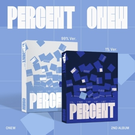 【ONEW】『PERCENT』2nd Full Album Photobook Ver（全2種）- K-POP Official Album