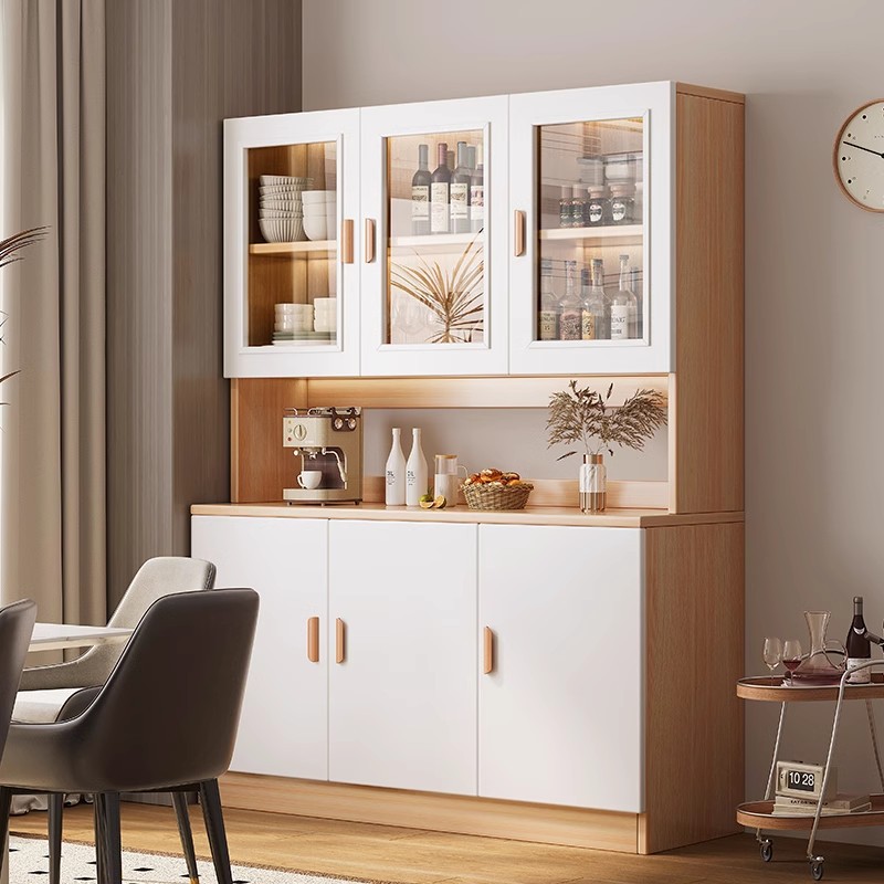 壁に対するサイドキャビネット統合されたワインキャビネットリビングルームティーキャビネット保管キャビネットダイニングキャビネット食器棚キッチンキャビネット収納キャビネット
