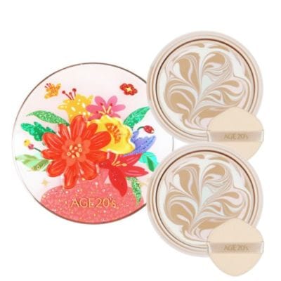 エッセンスパクトフローラエディション ピンク 21号 本品1個+詰め替え2個 セット