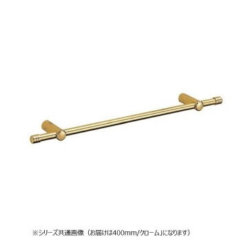 シロクマ フリーピッチタオル掛 400mm クローム BT-53