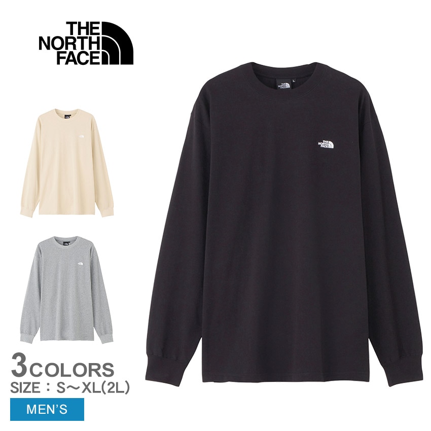 ロングスリーブヌプシコットンティー NT32443 メンズ ロングTシャツ ロンT コットン UVカット 紫外線カット 日焼け対策 ブランド アウトドア 登山