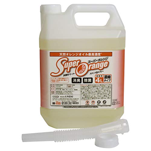 【業務用 大容量】 スーパーオレンジ 消臭 除菌 泡タイプ N 住居用多目的洗剤 キッチン用 浴室用 プロ推薦 4L