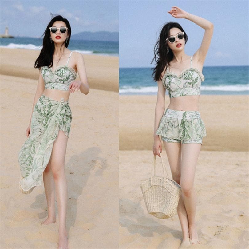 【急速出荷!】水着 レディース 水着セット ビキニ タンキニ 女性水着 半袖 ストール ショートパンツ 柄物 旅行 海辺 プール ビーチウェア おしゃれ 夏 女子服 ポイントの使用