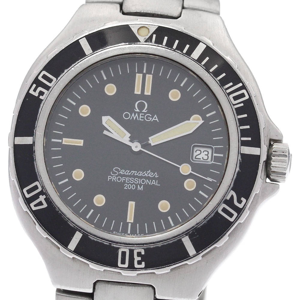 オメガ OMEGA シーマスター200ｍ デイト クォーツ メンズ _959470【中古】